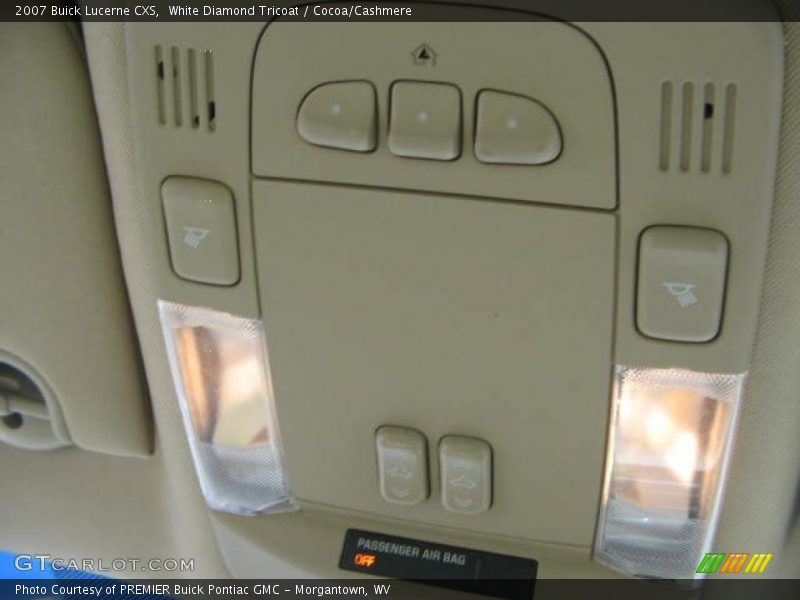 White Diamond Tricoat / Cocoa/Cashmere 2007 Buick Lucerne CXS