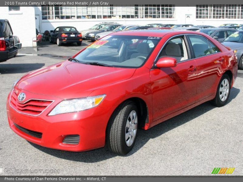Barcelona Red Metallic / Ash Gray 2010 Toyota Camry LE