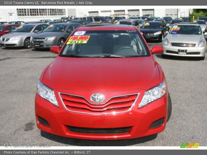 Barcelona Red Metallic / Ash Gray 2010 Toyota Camry LE