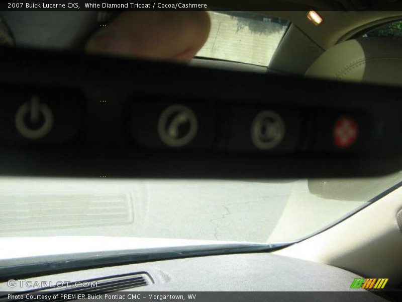 White Diamond Tricoat / Cocoa/Cashmere 2007 Buick Lucerne CXS