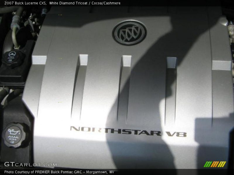 White Diamond Tricoat / Cocoa/Cashmere 2007 Buick Lucerne CXS
