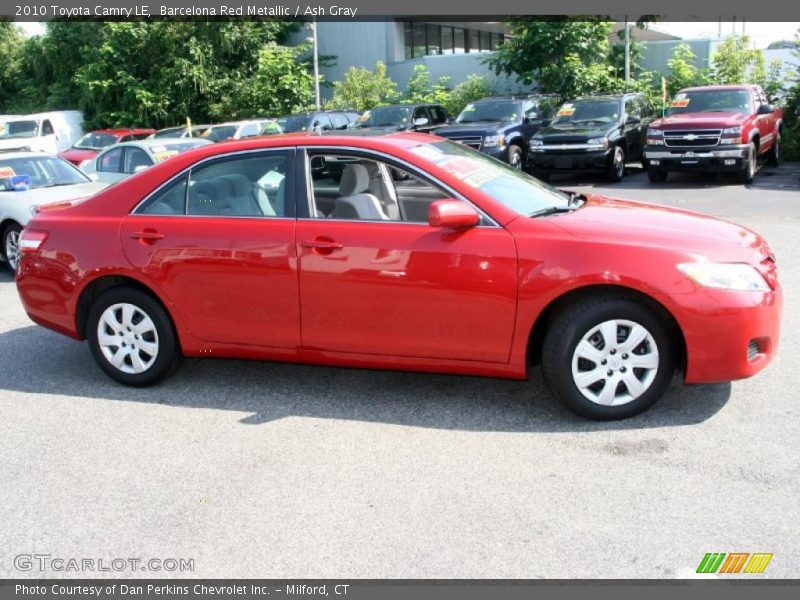 Barcelona Red Metallic / Ash Gray 2010 Toyota Camry LE