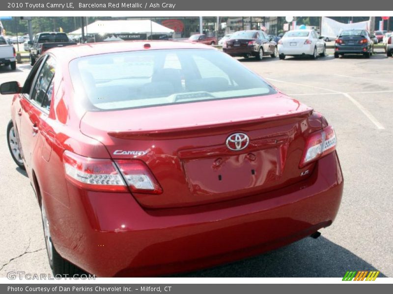 Barcelona Red Metallic / Ash Gray 2010 Toyota Camry LE