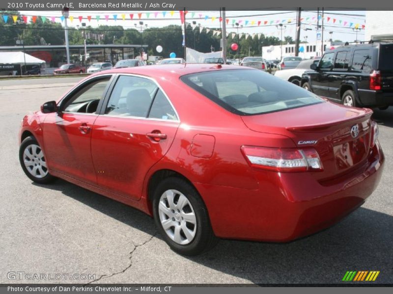 Barcelona Red Metallic / Ash Gray 2010 Toyota Camry LE