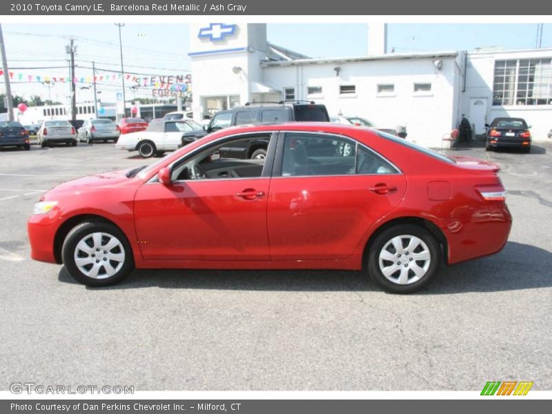 Barcelona Red Metallic / Ash Gray 2010 Toyota Camry LE