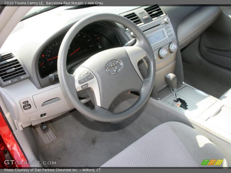 Barcelona Red Metallic / Ash Gray 2010 Toyota Camry LE