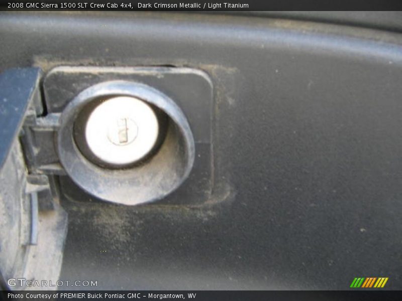 Dark Crimson Metallic / Light Titanium 2008 GMC Sierra 1500 SLT Crew Cab 4x4