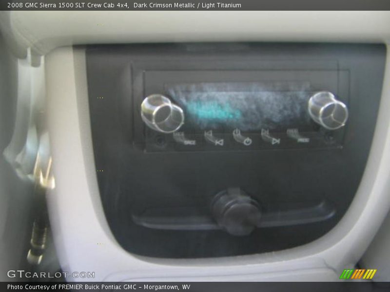 Dark Crimson Metallic / Light Titanium 2008 GMC Sierra 1500 SLT Crew Cab 4x4