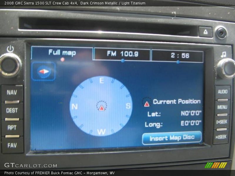 Dark Crimson Metallic / Light Titanium 2008 GMC Sierra 1500 SLT Crew Cab 4x4