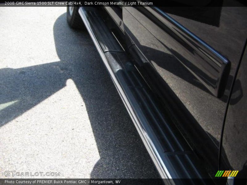 Dark Crimson Metallic / Light Titanium 2008 GMC Sierra 1500 SLT Crew Cab 4x4