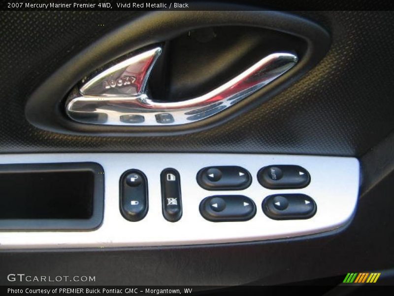 Vivid Red Metallic / Black 2007 Mercury Mariner Premier 4WD