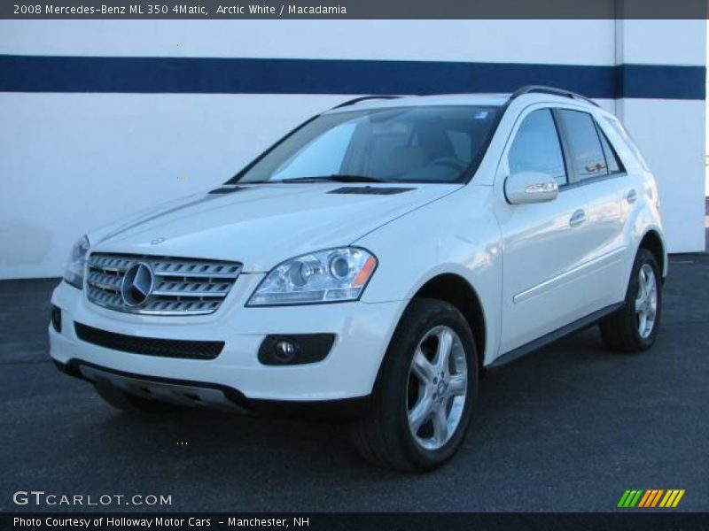 Arctic White / Macadamia 2008 Mercedes-Benz ML 350 4Matic