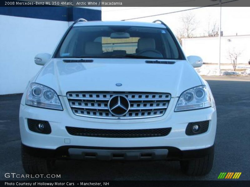 Arctic White / Macadamia 2008 Mercedes-Benz ML 350 4Matic