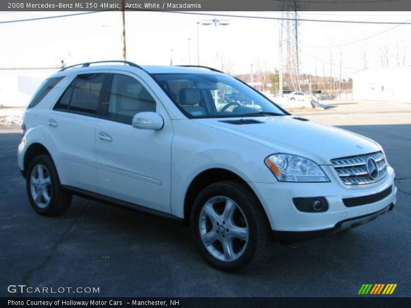 Arctic White / Macadamia 2008 Mercedes-Benz ML 350 4Matic