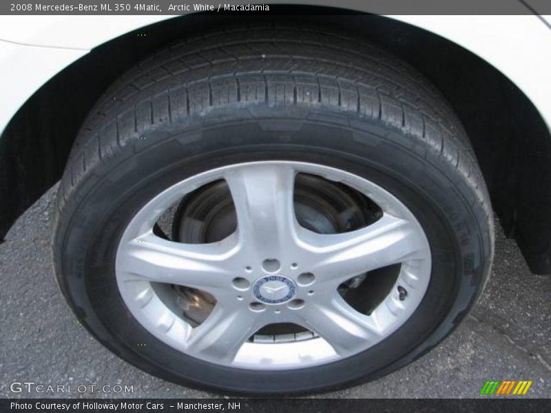 Arctic White / Macadamia 2008 Mercedes-Benz ML 350 4Matic