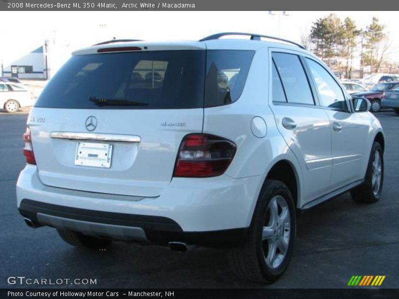 Arctic White / Macadamia 2008 Mercedes-Benz ML 350 4Matic