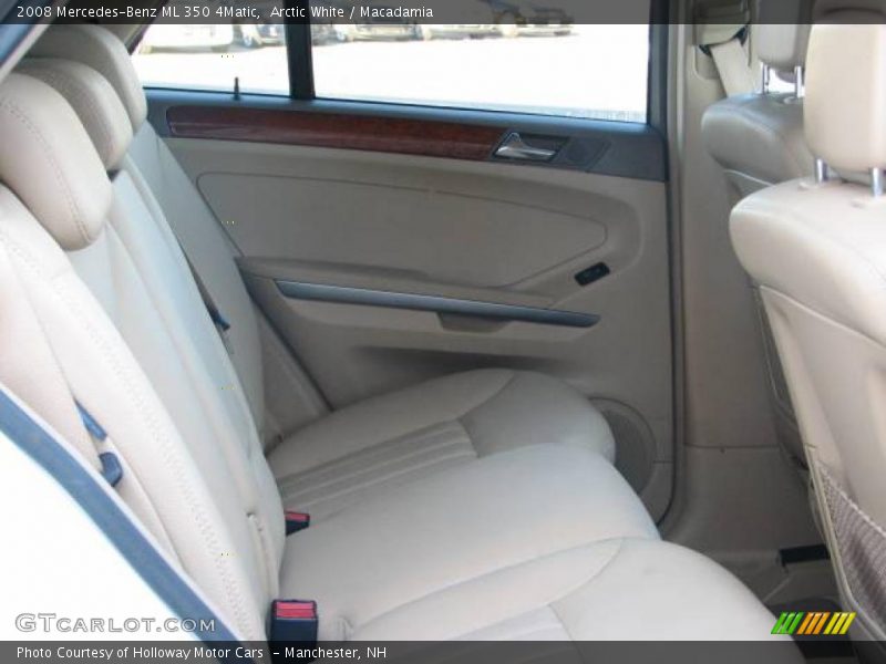 Arctic White / Macadamia 2008 Mercedes-Benz ML 350 4Matic