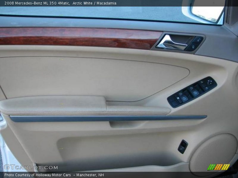 Arctic White / Macadamia 2008 Mercedes-Benz ML 350 4Matic