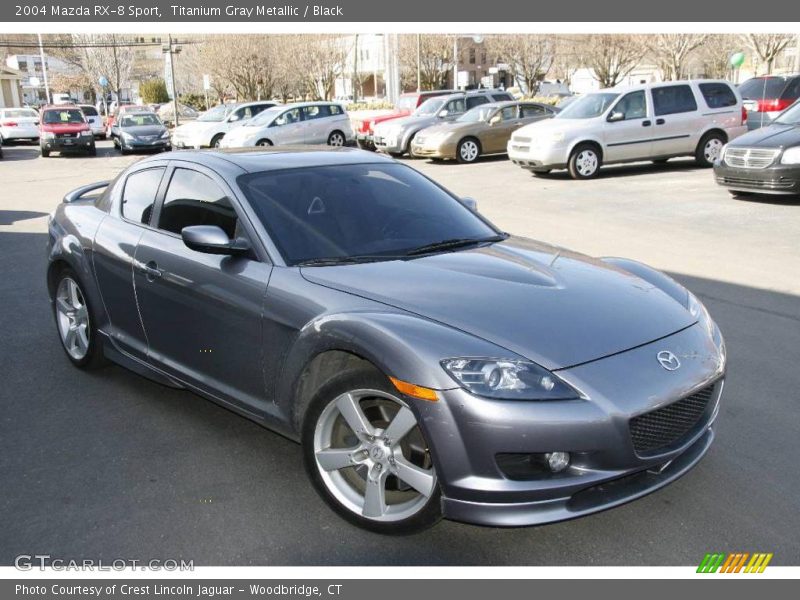 Titanium Gray Metallic / Black 2004 Mazda RX-8 Sport