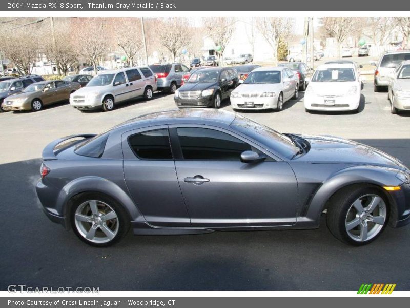 Titanium Gray Metallic / Black 2004 Mazda RX-8 Sport