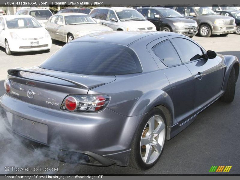 Titanium Gray Metallic / Black 2004 Mazda RX-8 Sport