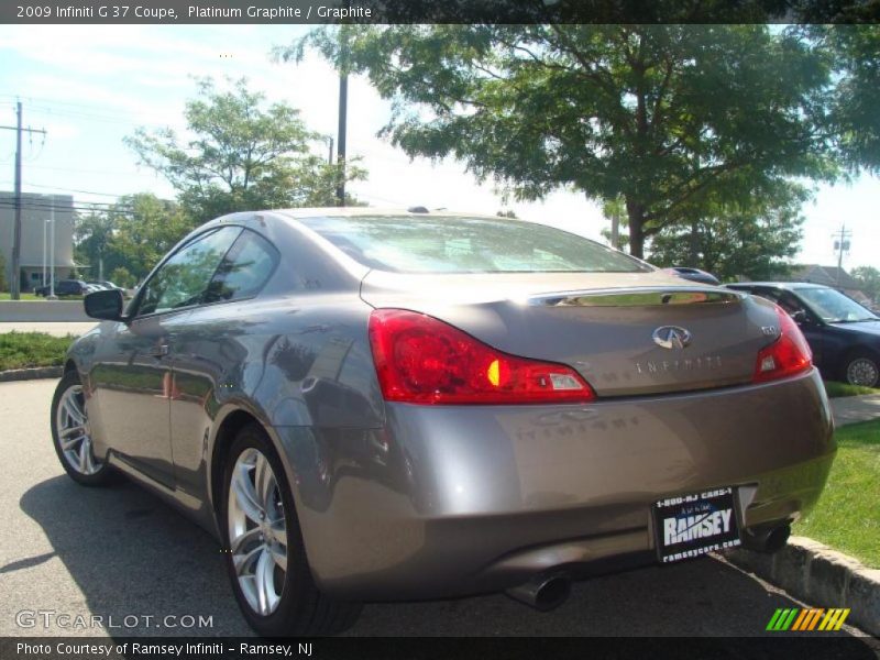 Platinum Graphite / Graphite 2009 Infiniti G 37 Coupe