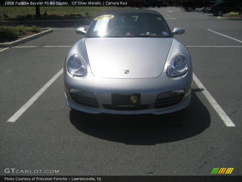 GT Silver Metallic / Carrera Red 2008 Porsche Boxster RS 60 Spyder