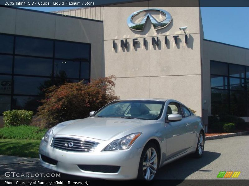 Liquid Platinum / Stone 2009 Infiniti G 37 Coupe