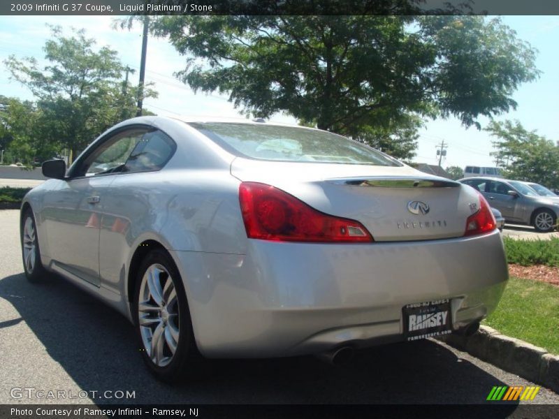 Liquid Platinum / Stone 2009 Infiniti G 37 Coupe