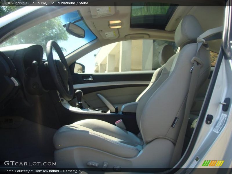 Liquid Platinum / Stone 2009 Infiniti G 37 Coupe