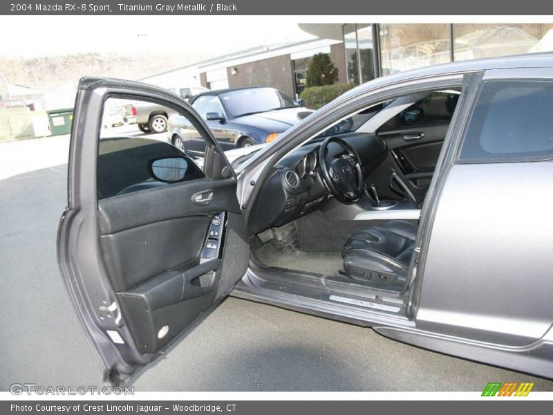 Titanium Gray Metallic / Black 2004 Mazda RX-8 Sport