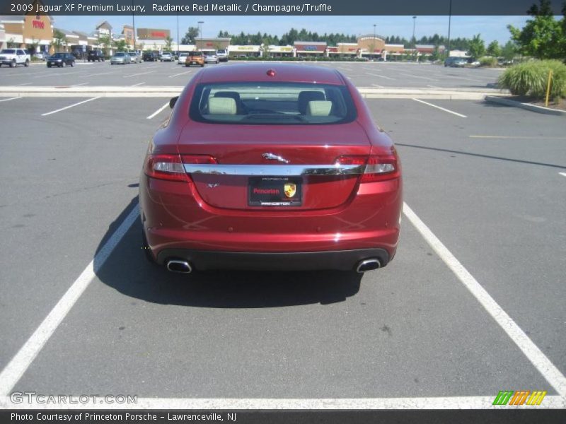 Radiance Red Metallic / Champagne/Truffle 2009 Jaguar XF Premium Luxury