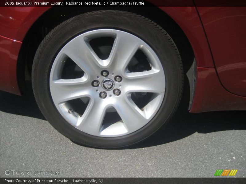 Radiance Red Metallic / Champagne/Truffle 2009 Jaguar XF Premium Luxury