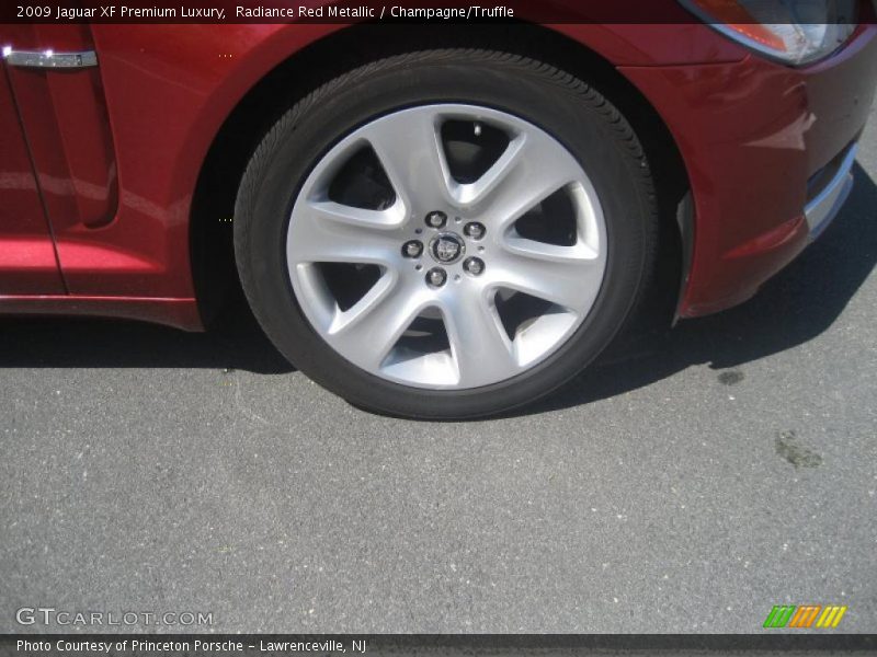 Radiance Red Metallic / Champagne/Truffle 2009 Jaguar XF Premium Luxury