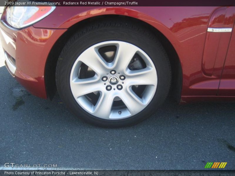 Radiance Red Metallic / Champagne/Truffle 2009 Jaguar XF Premium Luxury