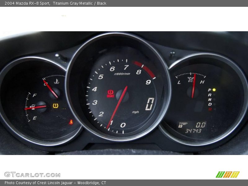 Titanium Gray Metallic / Black 2004 Mazda RX-8 Sport