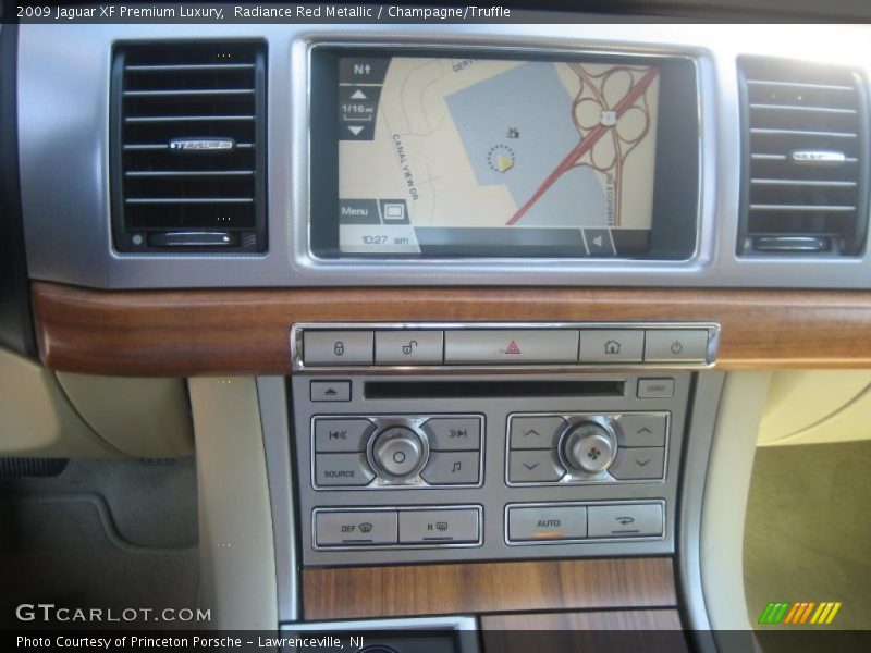 Radiance Red Metallic / Champagne/Truffle 2009 Jaguar XF Premium Luxury