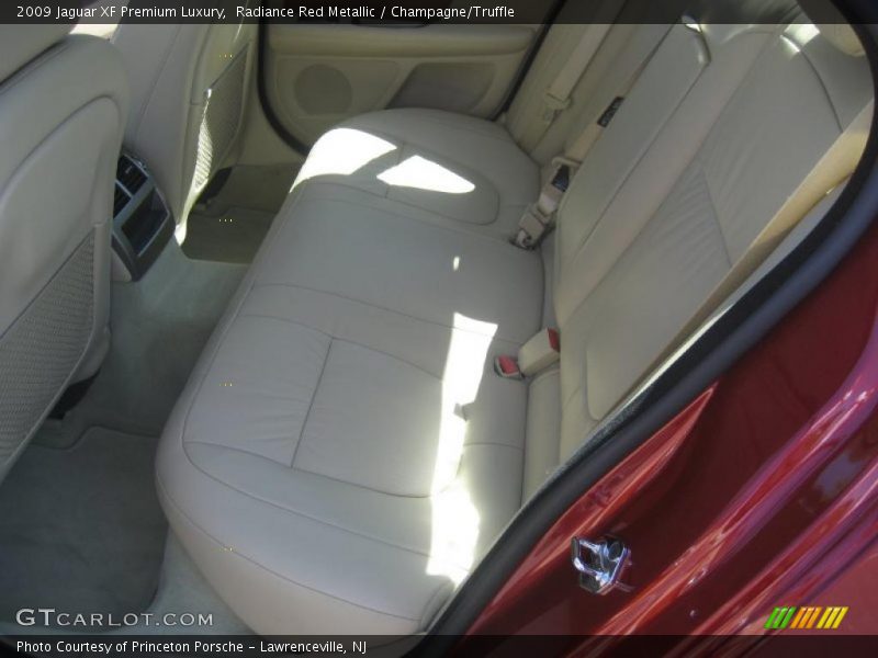Radiance Red Metallic / Champagne/Truffle 2009 Jaguar XF Premium Luxury