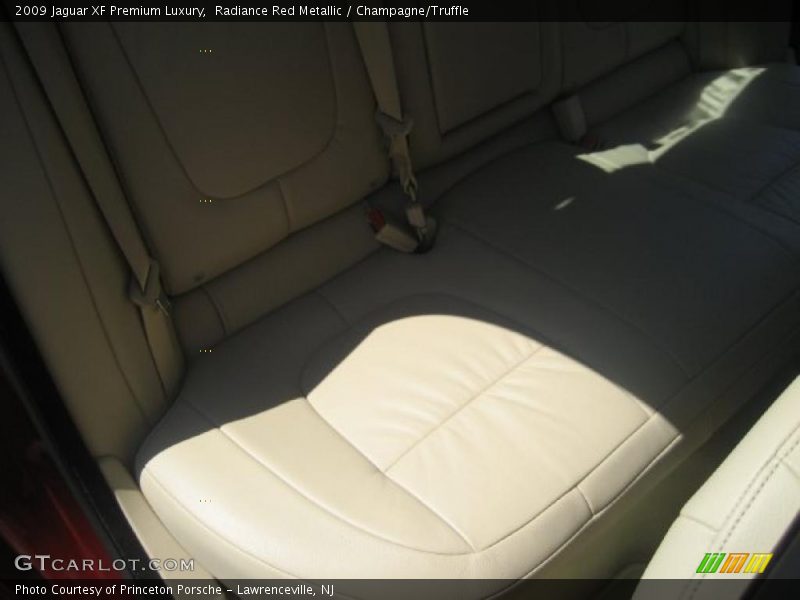 Radiance Red Metallic / Champagne/Truffle 2009 Jaguar XF Premium Luxury