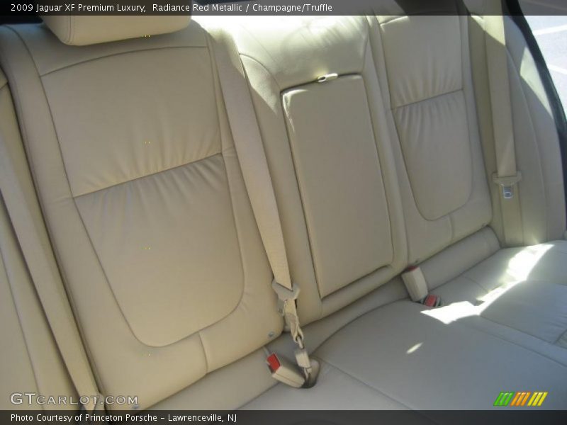 Radiance Red Metallic / Champagne/Truffle 2009 Jaguar XF Premium Luxury