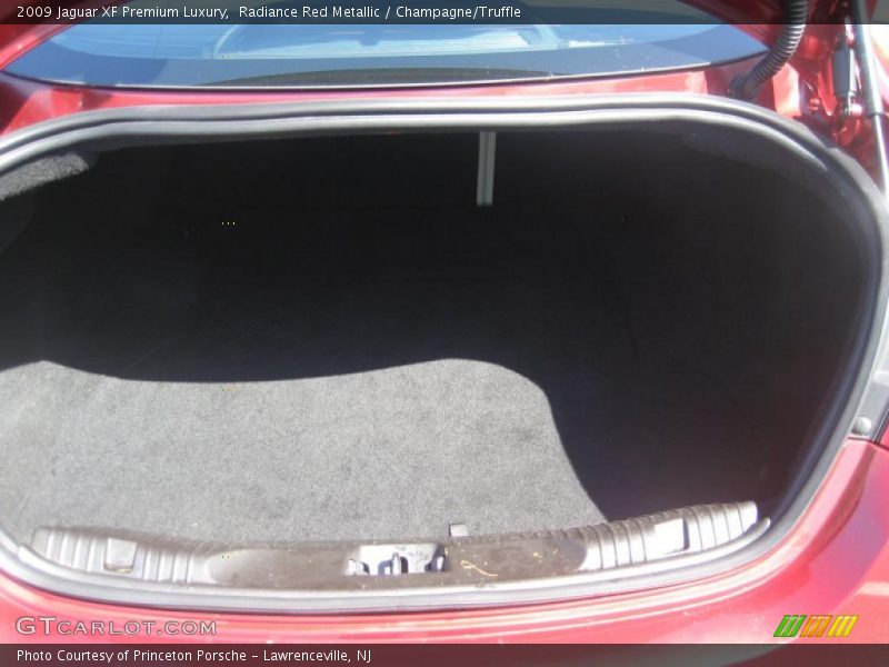Radiance Red Metallic / Champagne/Truffle 2009 Jaguar XF Premium Luxury