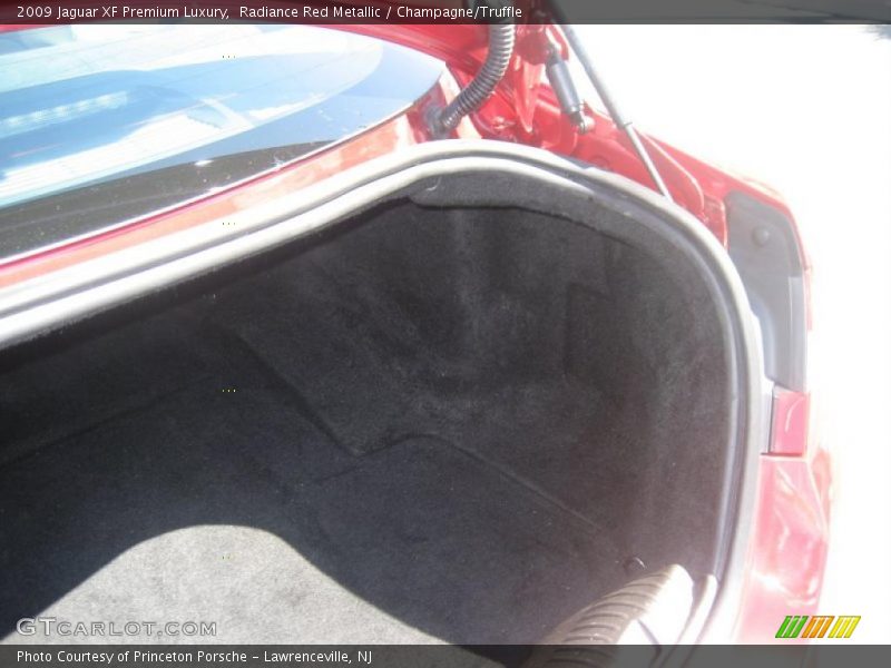 Radiance Red Metallic / Champagne/Truffle 2009 Jaguar XF Premium Luxury