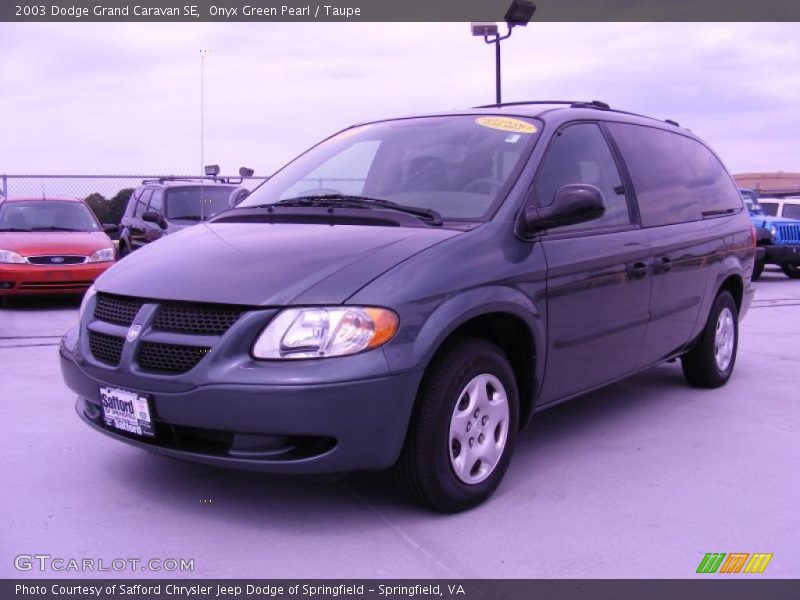 Onyx Green Pearl / Taupe 2003 Dodge Grand Caravan SE