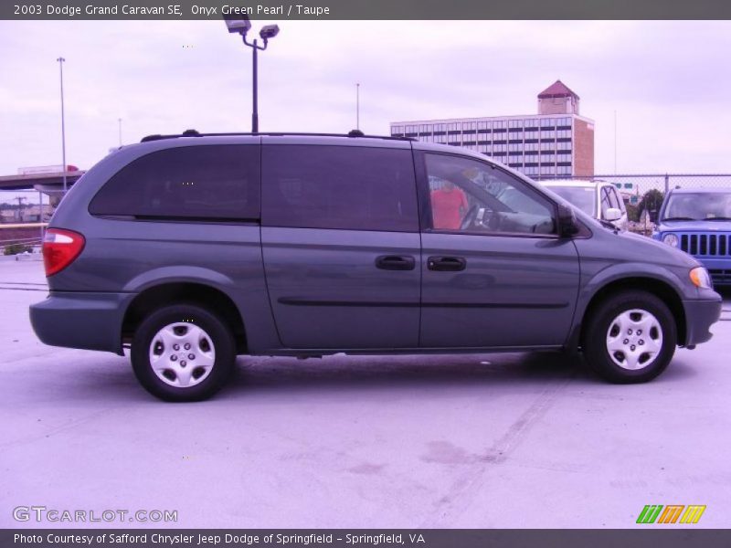 Onyx Green Pearl / Taupe 2003 Dodge Grand Caravan SE