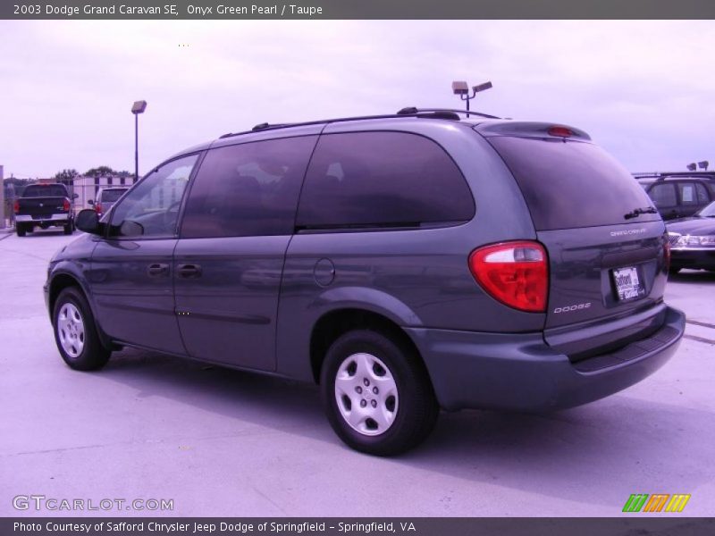 Onyx Green Pearl / Taupe 2003 Dodge Grand Caravan SE