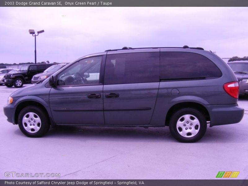 Onyx Green Pearl / Taupe 2003 Dodge Grand Caravan SE