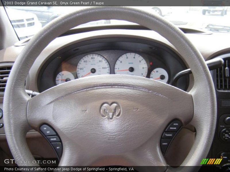 Onyx Green Pearl / Taupe 2003 Dodge Grand Caravan SE