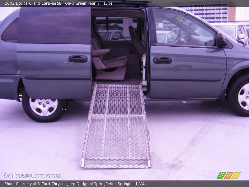 Onyx Green Pearl / Taupe 2003 Dodge Grand Caravan SE