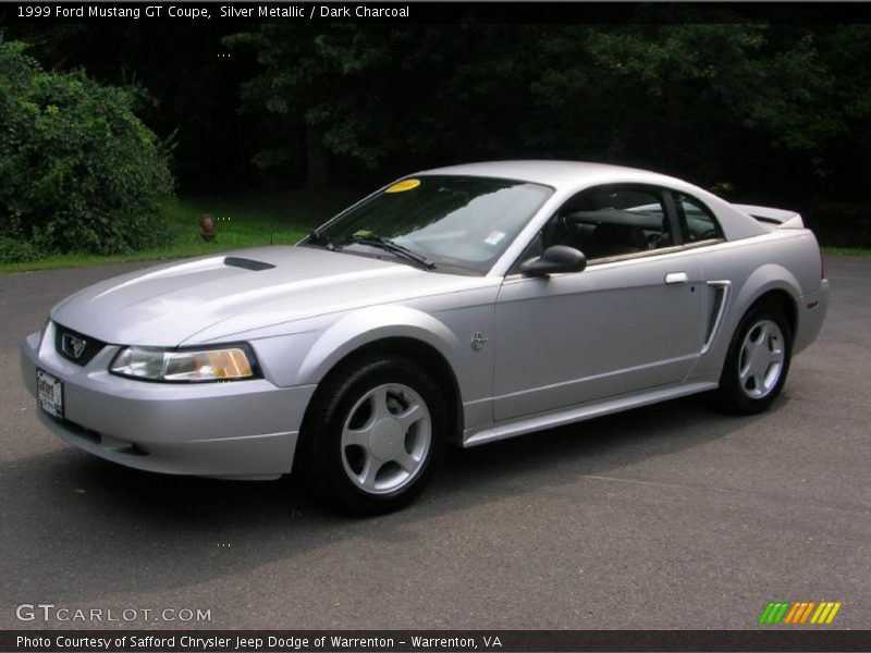 Silver Metallic / Dark Charcoal 1999 Ford Mustang GT Coupe