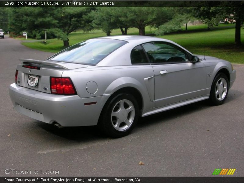 Silver Metallic / Dark Charcoal 1999 Ford Mustang GT Coupe